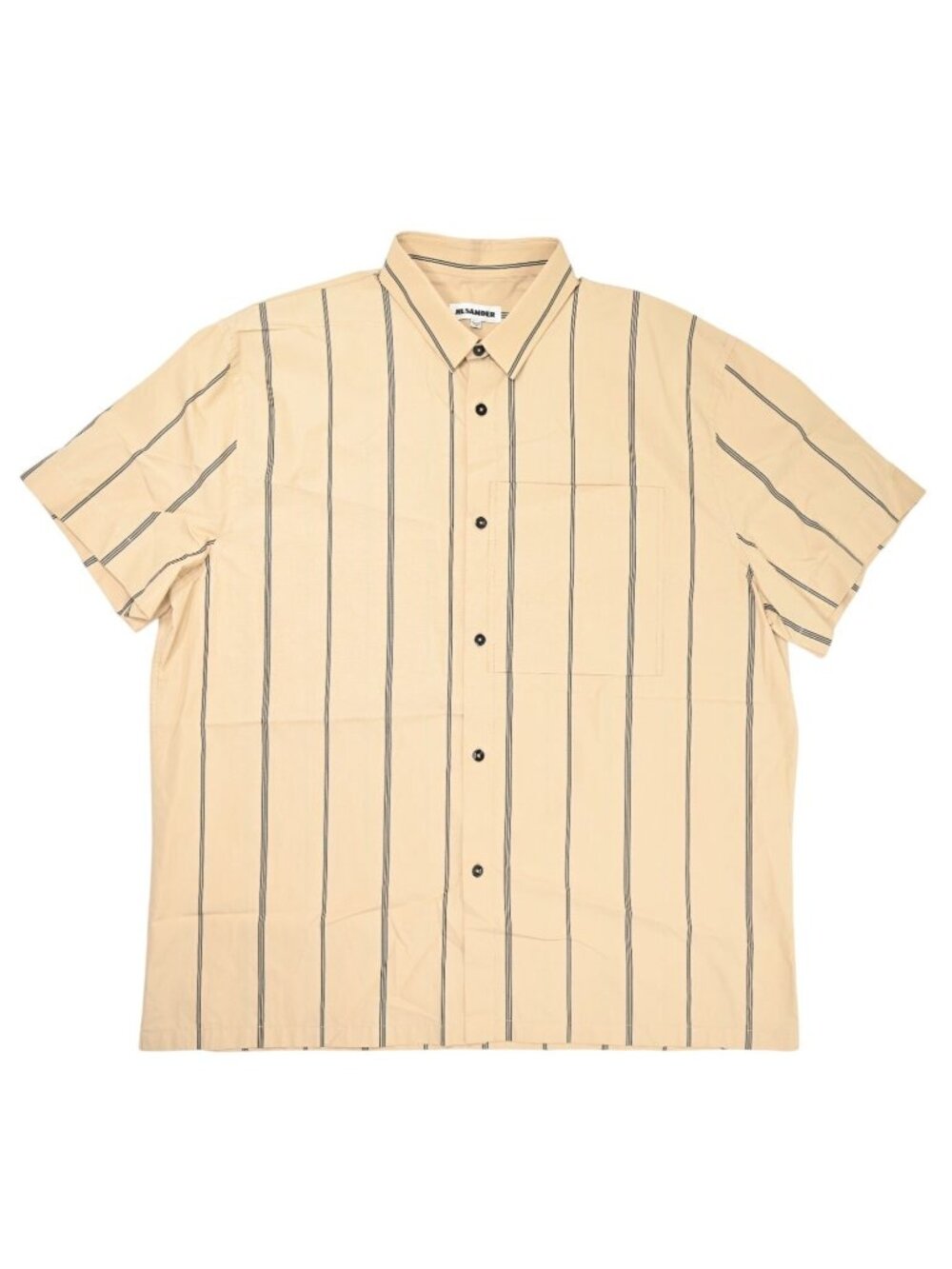 Jil Sander Button Front Shirt in Vanilla